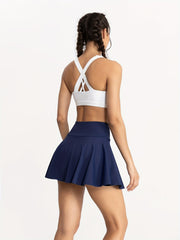 High Waist Workout Skorts with Pockets for Women