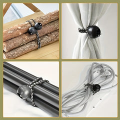 30pcs Elastic Rope w/ Ball for Camping Tent Storage Bungee Balls Fixed Rope