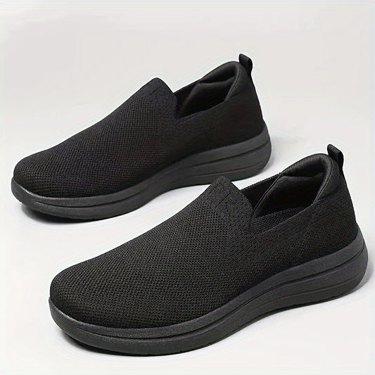Men's Slip On Sneakers Comfy Non Slip Casual Soft Sole Shoes