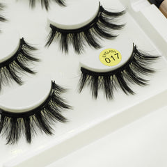 3 Pairs Magnetic Eyelash Set Long Natural Fluffy Curly Eyelashes