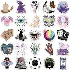 Graffiti Sticker Astrology Tarot Gothic Style Waterproof Kids Girls Gift
