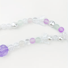 Rose Pearl Butterfly Phone Chain Jelly Keychain Anti-fall Rope
