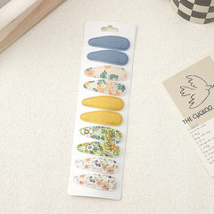 10pcs Flower Pattern Hairpins Hair Clips For Girls Headband Kids Accessories