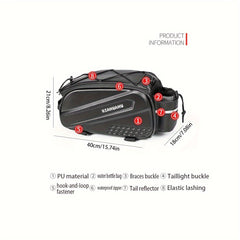 Hard Shell Rear Rack Pack for Mountain Bikes