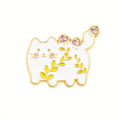 Cat Series Brooch Enamel Pin Metal Badge Backpack Accessories