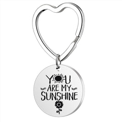 Sunshine Stainless Steel Keychain Necklace