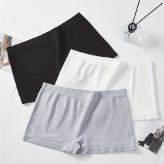 3 Pack Plus Size Seamless Boy Shorts Set