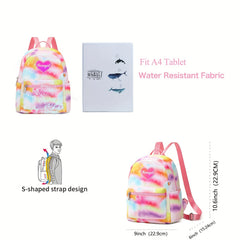 Waterproof School Backpack for Boys and Girls, Spine Protection