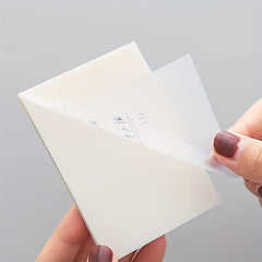 Clear Sticky Notes Set 3 Sizes 150PCS Self Stick Waterproof Notes