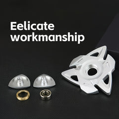 Aluminum Alloy Fidget Spinner Shark Smooth Feel Mechanical Enthusiast