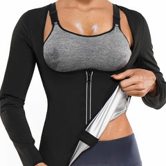 Open Bust Waist Trainer Long Sleeve Shaper