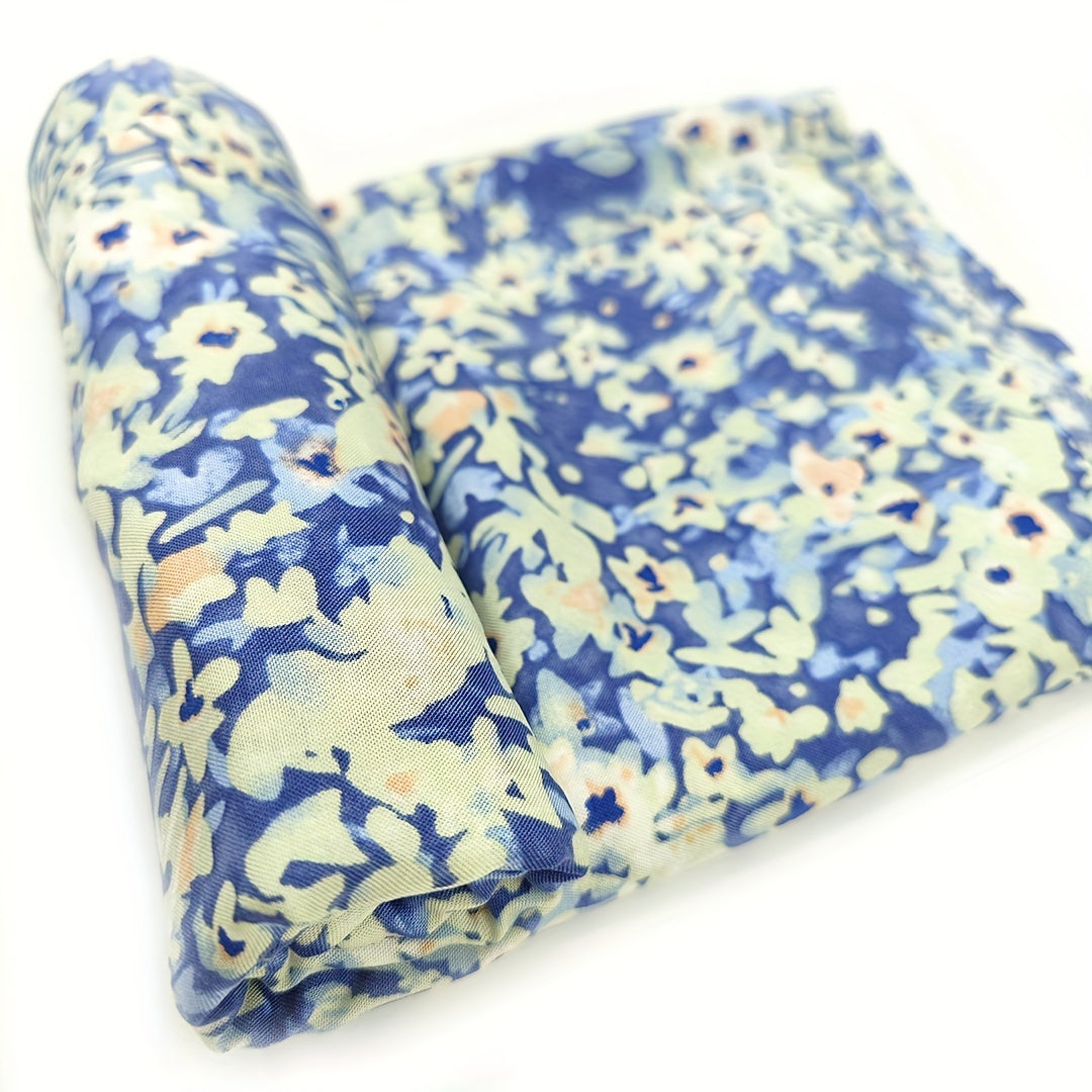 1yd Faux Cotton Fabric for DIY Clothes Pants Dress Quilt Covering
