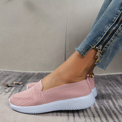 Women's Breathable Mesh Slip-On Walking Shoes