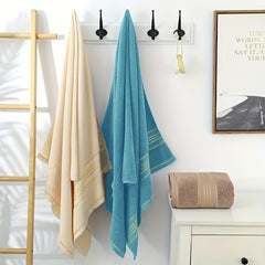 Embroidered Towel Set, Absorbent & Quick Dry, 13.8x29.5in