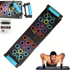 Colorful Foldable Push Up Board 20 in 1 for Strength Training Chest Tricep Back