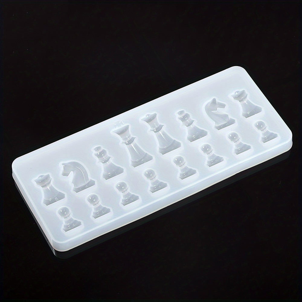 Chess Board Silicone Resin Mold DIY Chess Board Game Resin Casting Mold