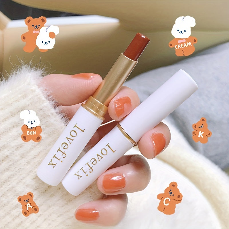 3-Piece Long Lasting Lipstick Set with Nutritious Lip Balm