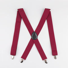 Men's Polyester Solid Suspender