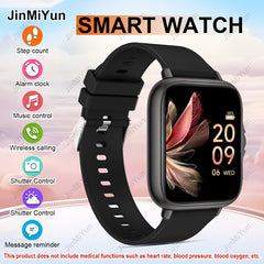 JinMiYun Full Touch Smartwatch, Wireless Calling, Sports Modes