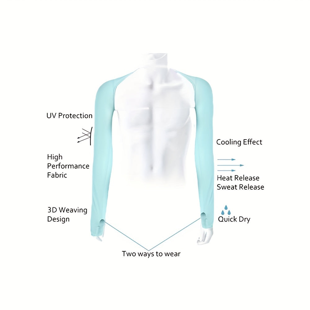 Ice Silk Sunscreen Shawl for Outdoor Sports Golf Running Cycling