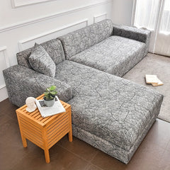 1pc Printed Elastic Sofa Slipcover Stretch Sofa Cover