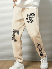 Men's Drawstring Sweatpants Pocket Casual Jogger Pants