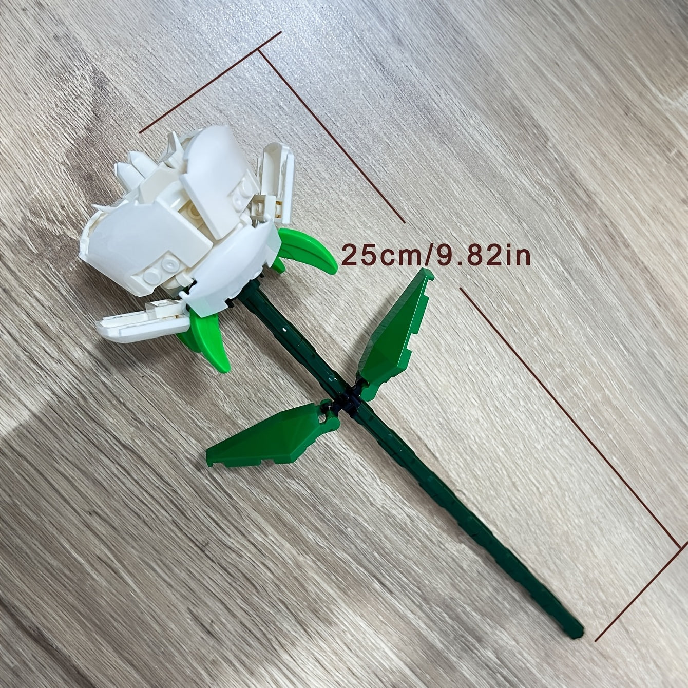 DIY Rose Building Blocks for Home Decor, Gift for Her