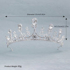 Rhinestone Crown Headband Party Favor Princess Tiara Wedding