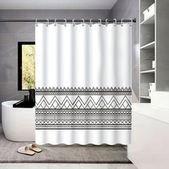 Waterproof Shower Curtain Printed Bathroom Partition Room Decor