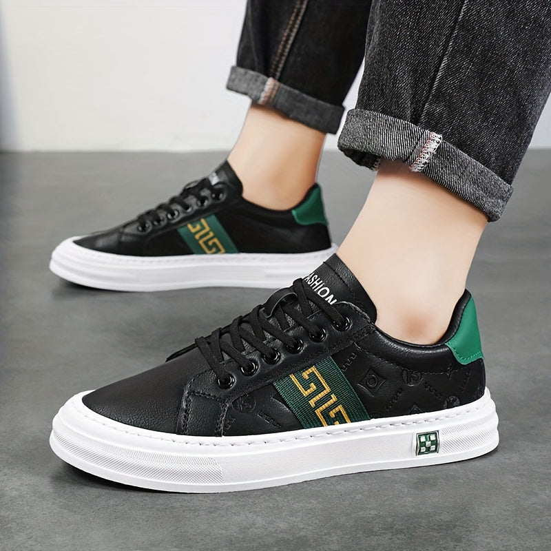 Men's Non Slip Lace Up Skate Shoes for Outdoor Activities
