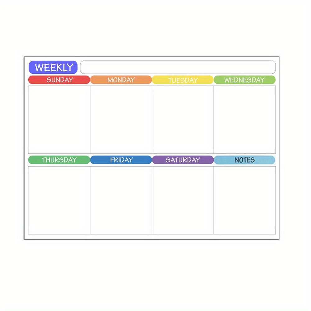 Erasable Magnetic Whiteboard Monthly Planner Weekly Calendar Fridge Sticker