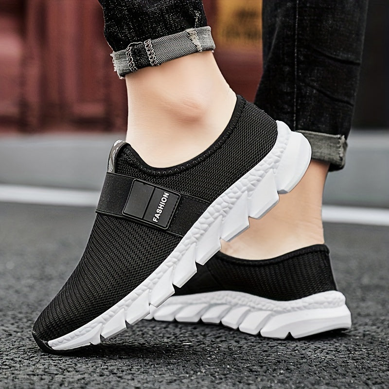 Men's Slip on Sneakers Lightweight Mesh Athletic Shoes