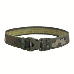 Camouflage Nylon Tactical Belt with Plastic Buckle
