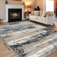 Splash Ink Style Thick Carpet, Faux Cashmere, 1.8kg/m2