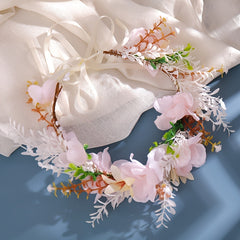 Fairy Wreath Wedding Flower Crown Headpiece