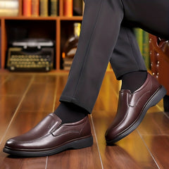 Men's PU Leather Loafer Shoes Non-slip Slip On Shoes
