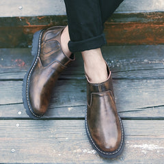 Men's Chelsea Boots Casual Walking Shoes Preppy Style