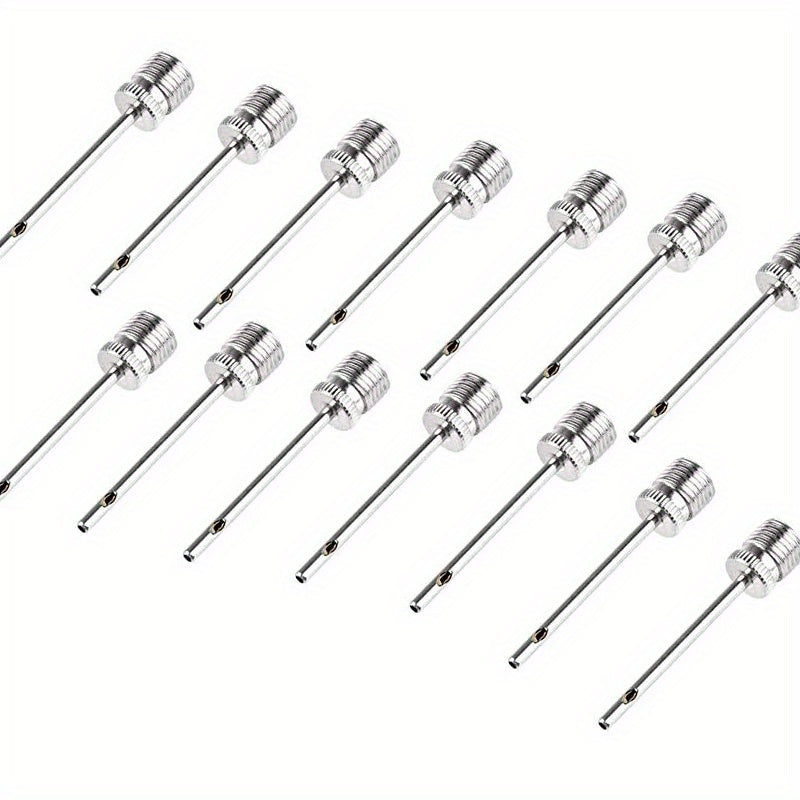 10 Pack Stainless Steel Pump Needles for Inflating Balls