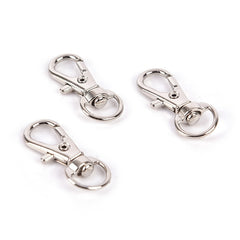 10pcs Mini Aluminum Keychain Snap Spring Clip Hook Carabiner