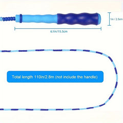 Adjustable Colorful Skipping Rope Soft Bead Section