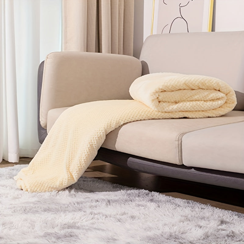 Winter Warm Fleece Throw Blanket Soft Warm Throw Blanket for Bed Couch