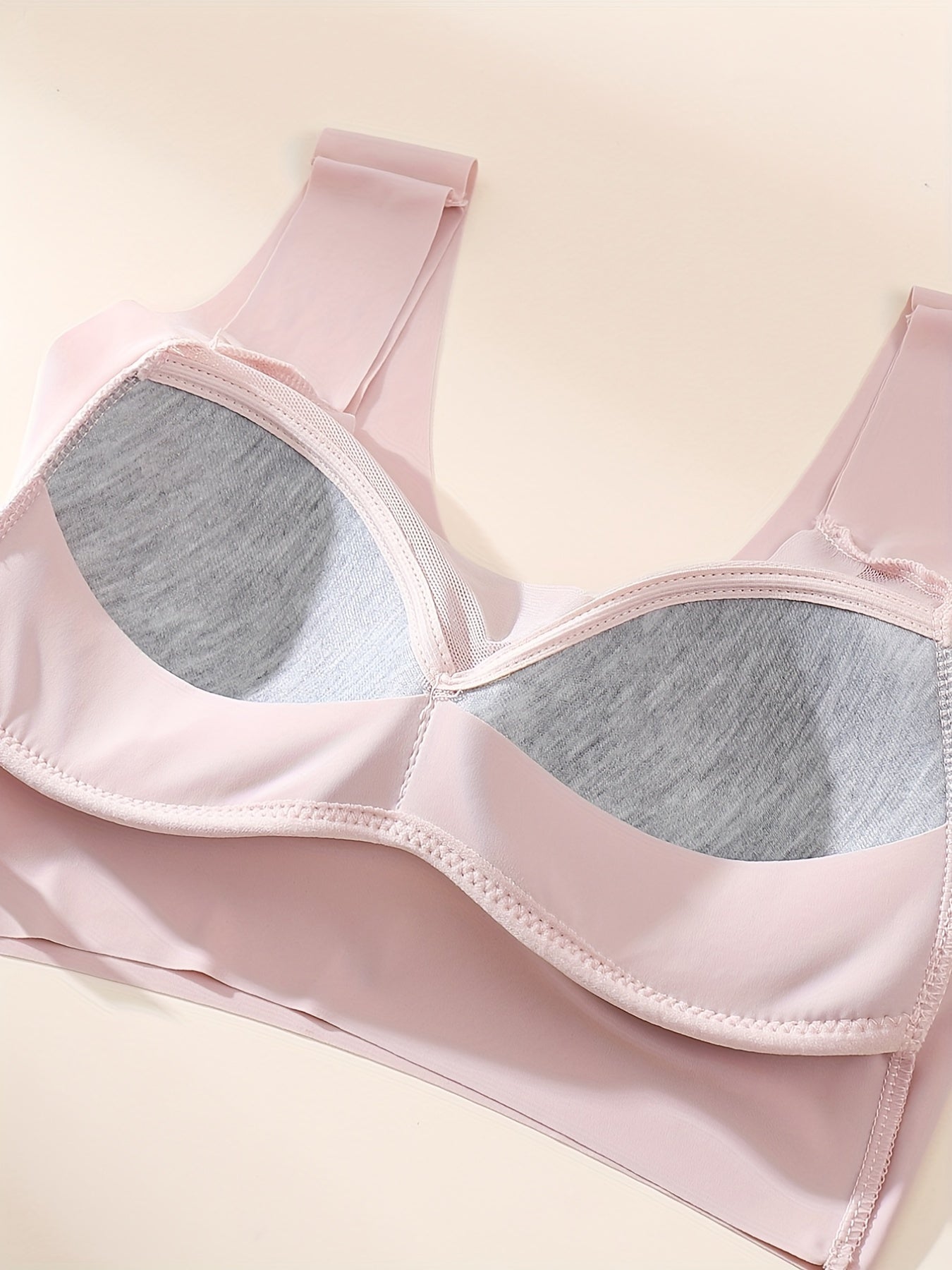 3pcs Mesh Wireless Bras Full Coverage Lingerie