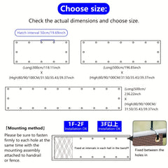 Balcony Fence Curtain Ventilation UV Protection