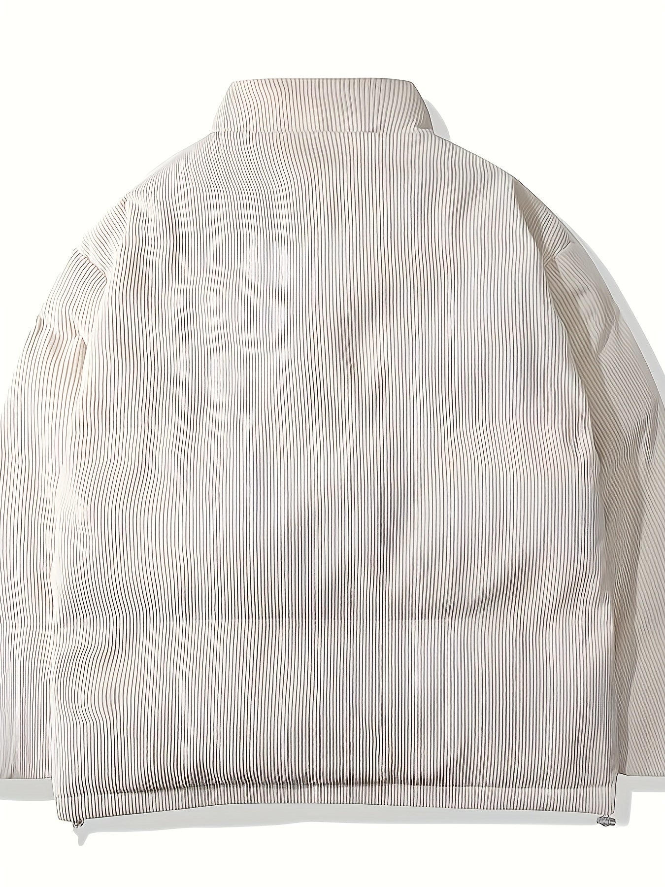 Women's Corduroy Liner Fleece Mock Neck Puffer Coat