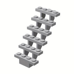 5pcs Building Block Staircase Character Christmas Architectural DIY Toys