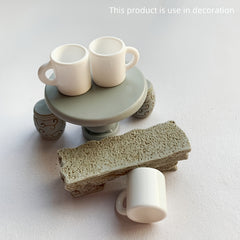 5pcs Resin Coffee Cup Charms for Dollhouse & Micro Landscape