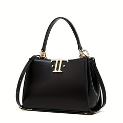 Stylish Women's Crossbody Bag with Golden Tone Hardware