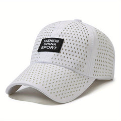 Mesh Breathable Sports Baseball Cap Unisex Thin Quick Drying Dad Hats Adjustable