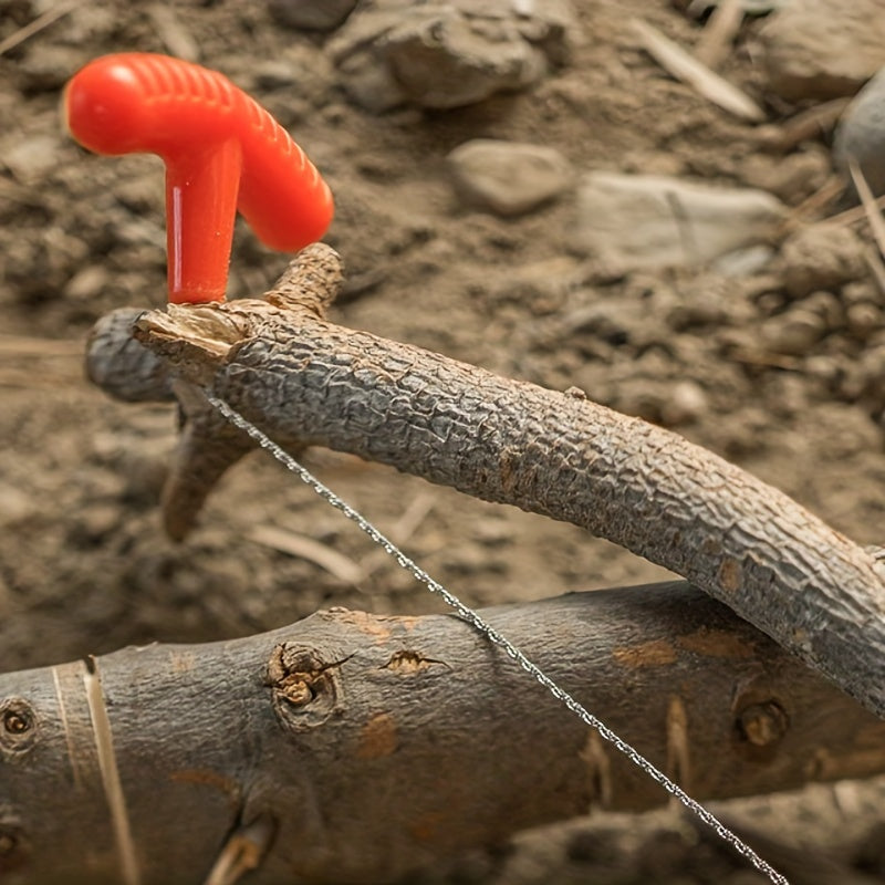 PP Handle Mini Pocket Saw Stainless Steel Wire Saw
