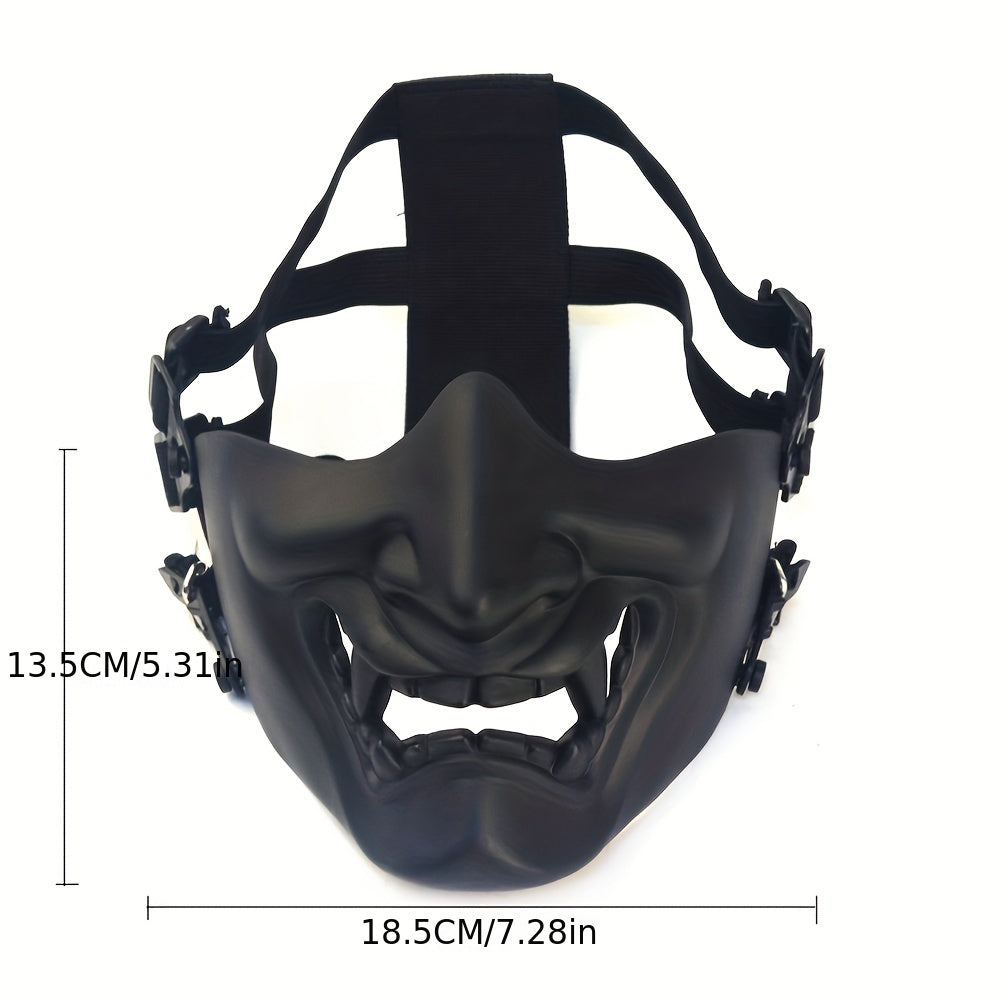 Airsoft Half Face Protective Demon Mask For Shooting